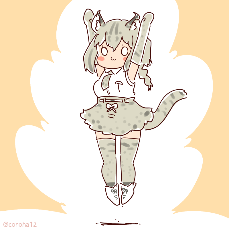 bobcat (kemono friends and 1 more) drawn by coroha