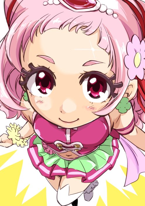 nono hana and cure yell (precure and 1 more) drawn by naruse_yasuhiro