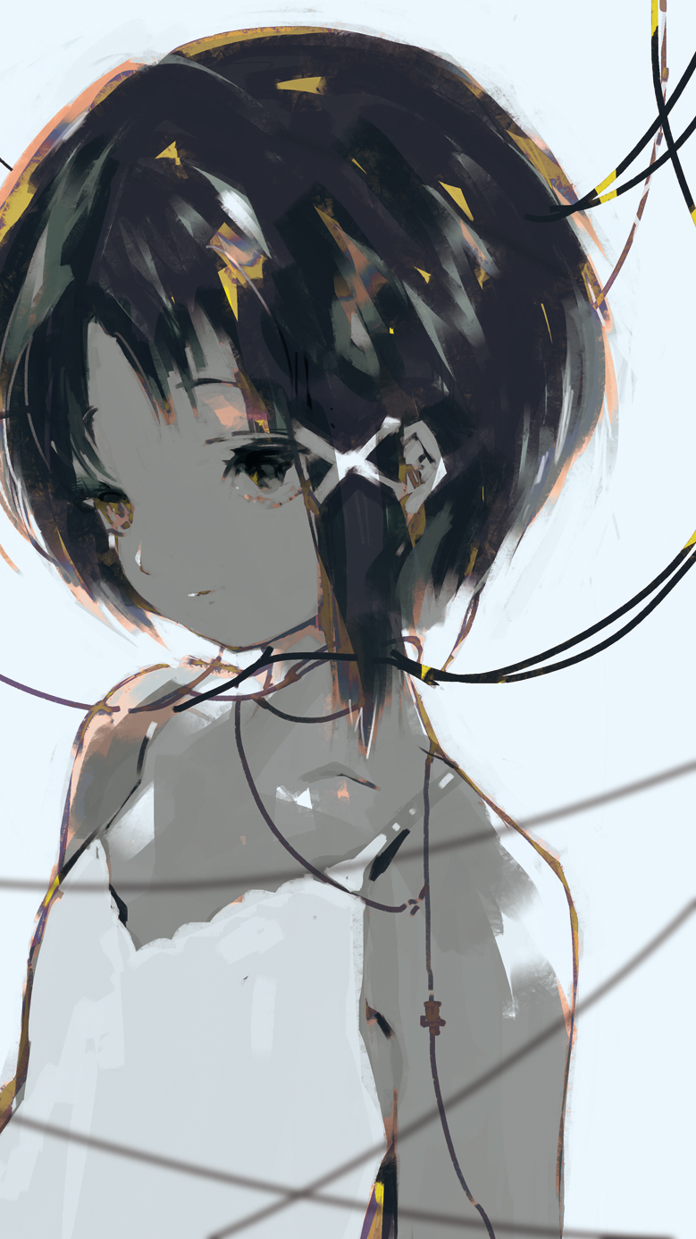 iwakura lain (serial experiments lain) drawn by tsukamoto_anabone