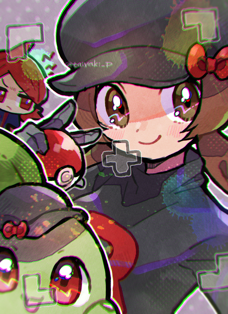 lyra, silver, and chikorita (pokemon and 1 more) drawn by doradorakingyo
