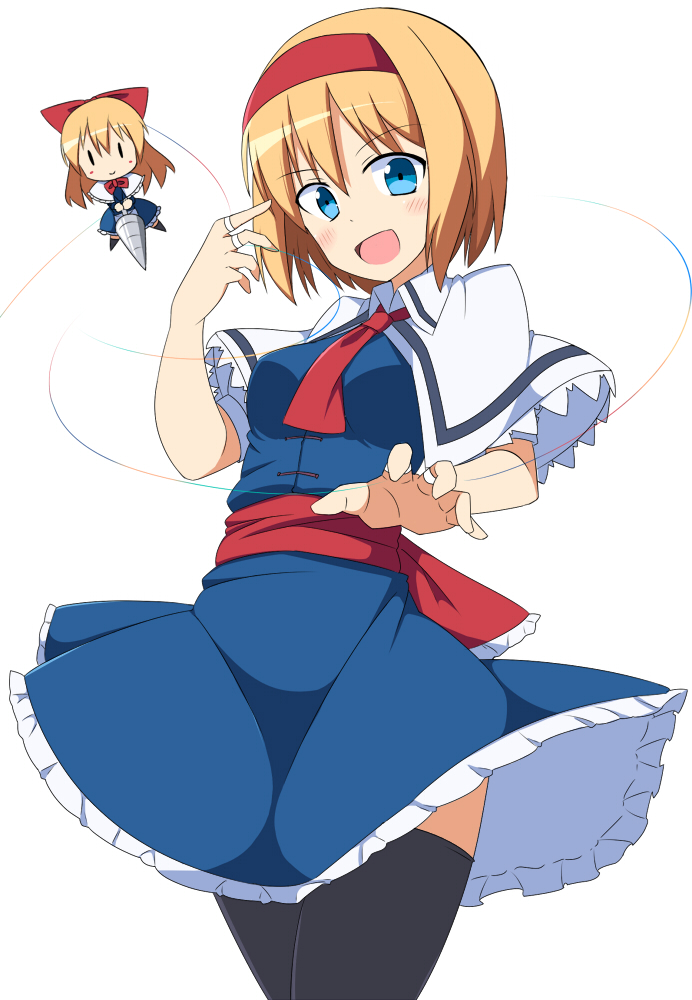 alice margatroid and shanghai doll (touhou) drawn by enushi_(toho193)