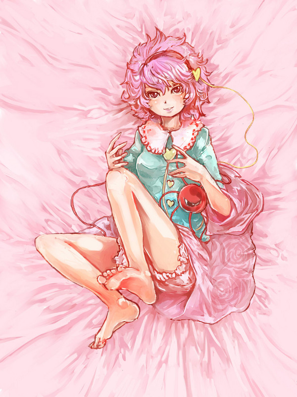 komeiji satori (touhou) drawn by ma_nyan_(nyao_mao_nyao)