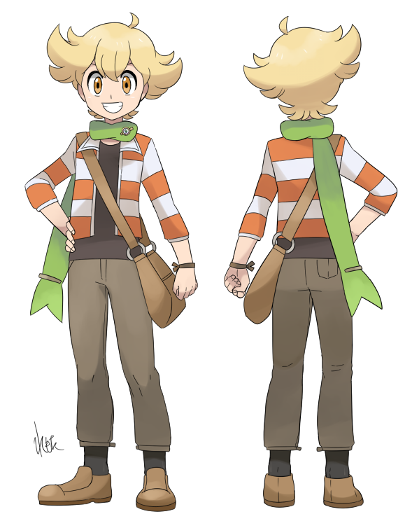 barry (pokemon and 1 more) drawn by remotarou