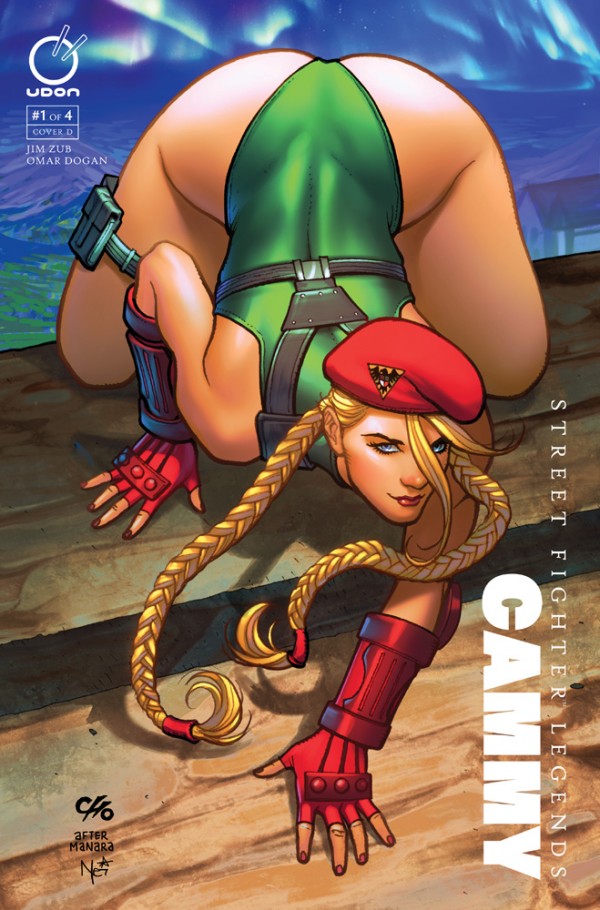 cammy white and spider-woman (street fighter and 2 more) drawn by frank_cho and udon_entertainment