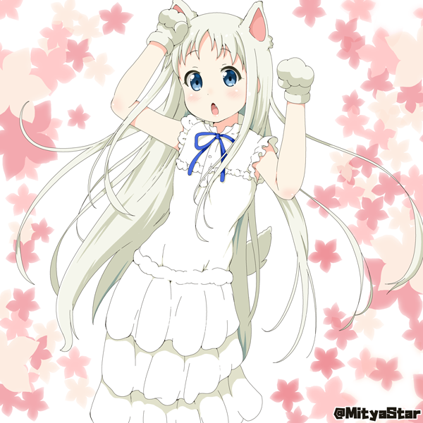 honma meiko (ano hi mita hana no namae wo bokutachi wa mada shiranai.) drawn by mitya