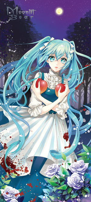 hatsune miku and eve moonlit (vocaloid and 3 more) drawn by cocoon_(loveririn)