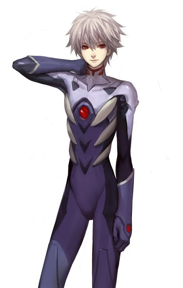 nagisa kaworu (neon genesis evangelion and 2 more) drawn by ask_(askzy)