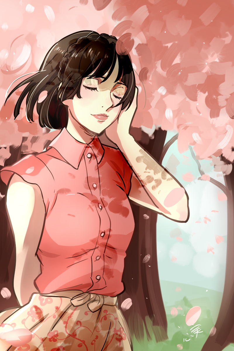 niijima makoto (persona and 1 more) drawn by kokomi_(aniesuakkaman)