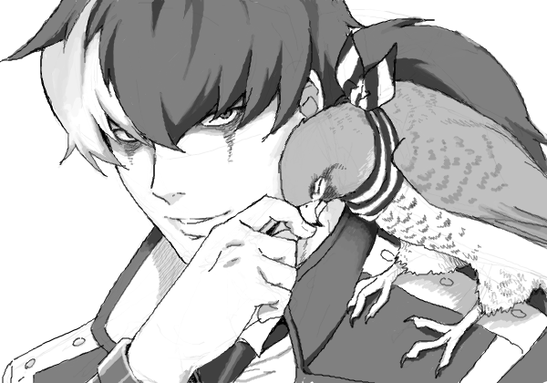 simon blackquill and taka (ace attorney and 1 more) drawn by mattaku_mousuke