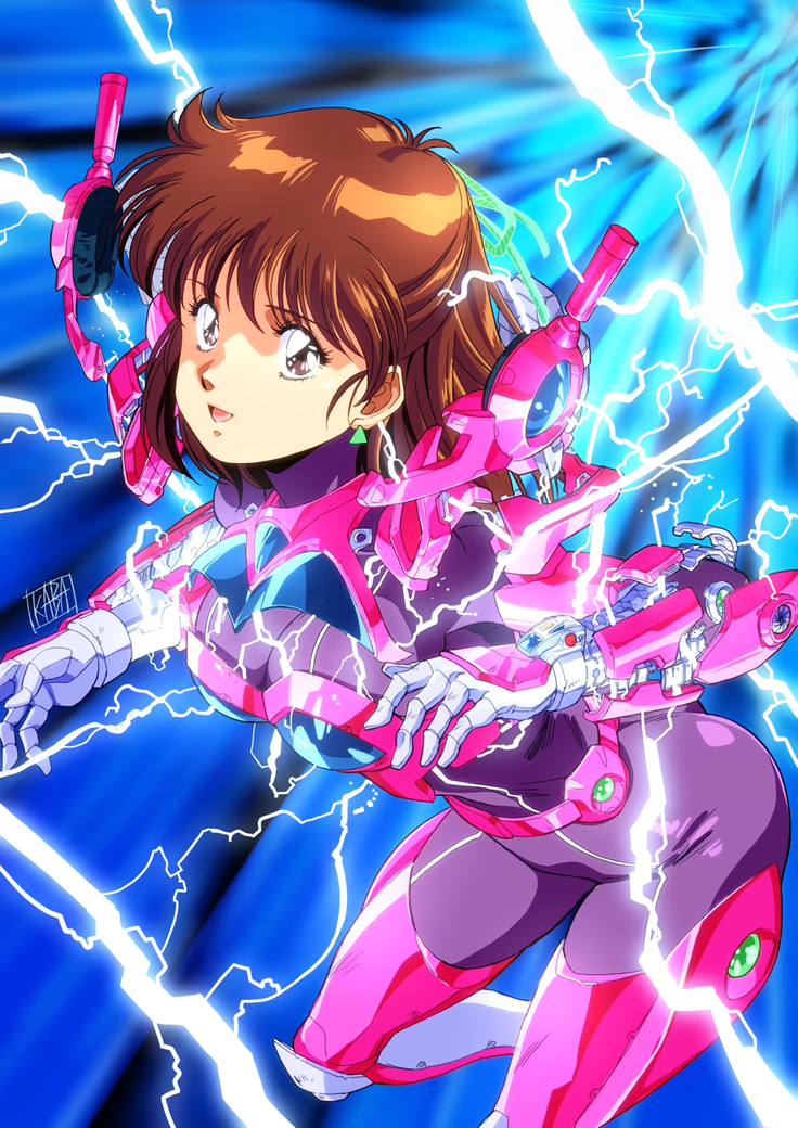 anice farm (chouon senshi borgman) drawn by kabashima_yousuke