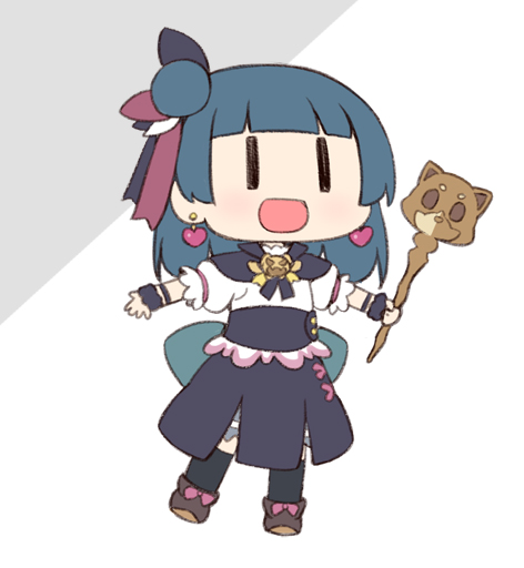 tsushima yoshiko and yohane (love live! and 2 more) drawn by miyako_hito