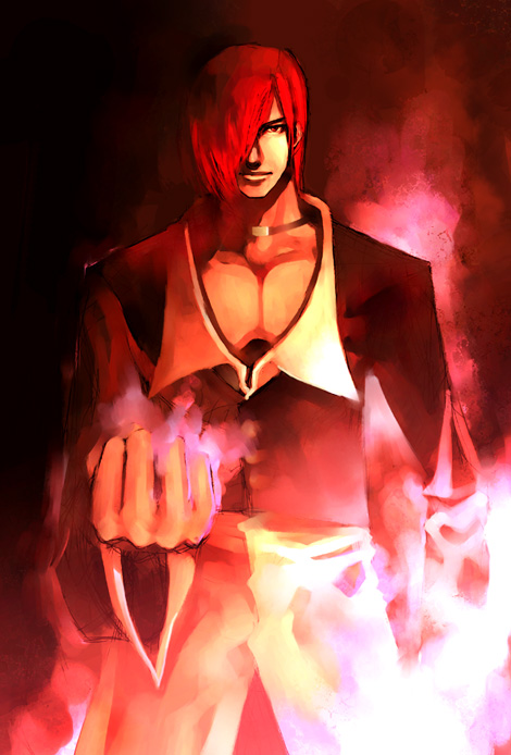 yagami iori (the king of fighters) drawn by kei_(keigarou)