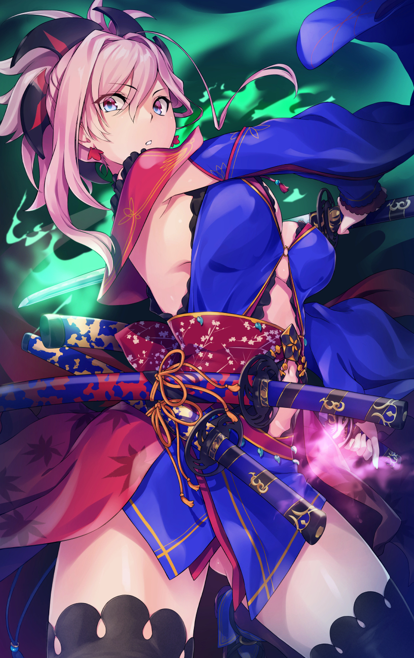 miyamoto musashi (fate and 1 more) drawn by sajittari
