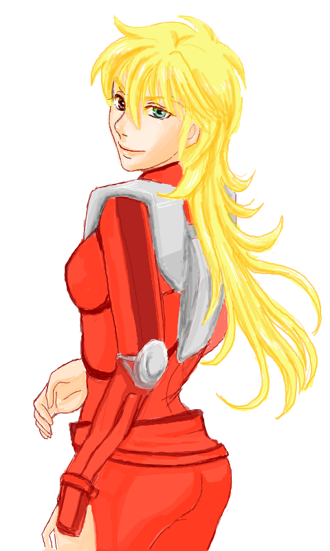 katina tarask (super robot wars and 1 more) drawn by hgoyan