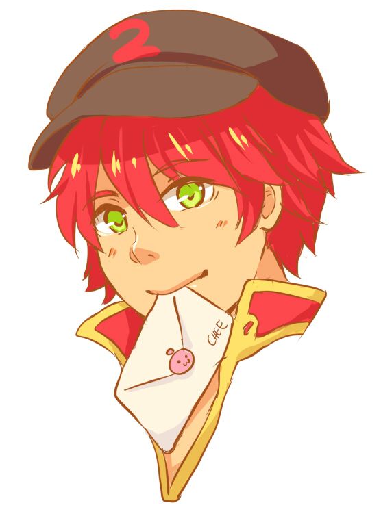 priest and poring (ragnarok online) drawn by cheeka