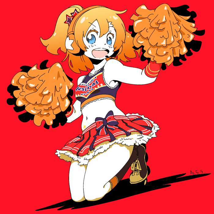 kosaka honoka (love live! and 2 more) drawn by karaagetarou
