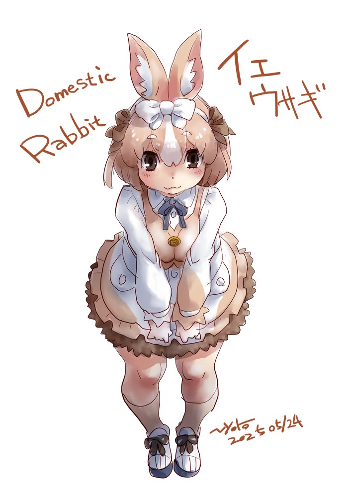 domestic rabbit (kemono friends) drawn by nyororiso_(muyaa)