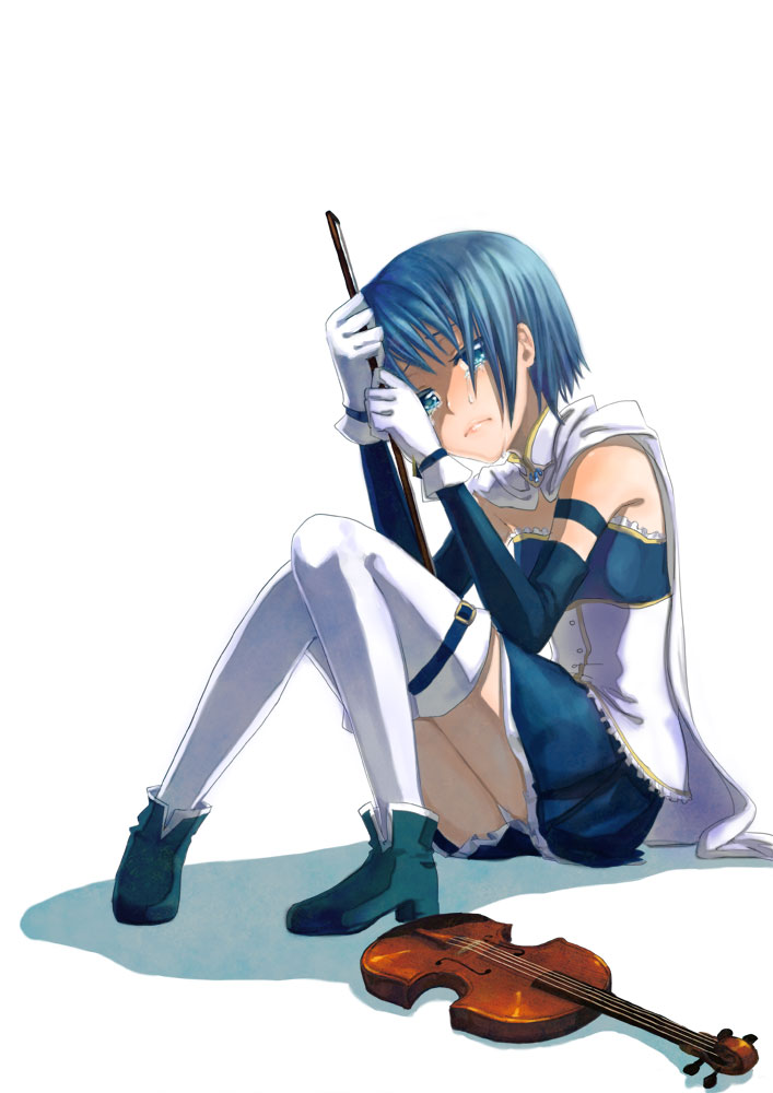 miki sayaka (mahou shoujo madoka magica) drawn by setsuri_(tubaki)