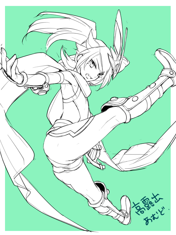 fei rune (inazuma eleven and 2 more) drawn by hs2