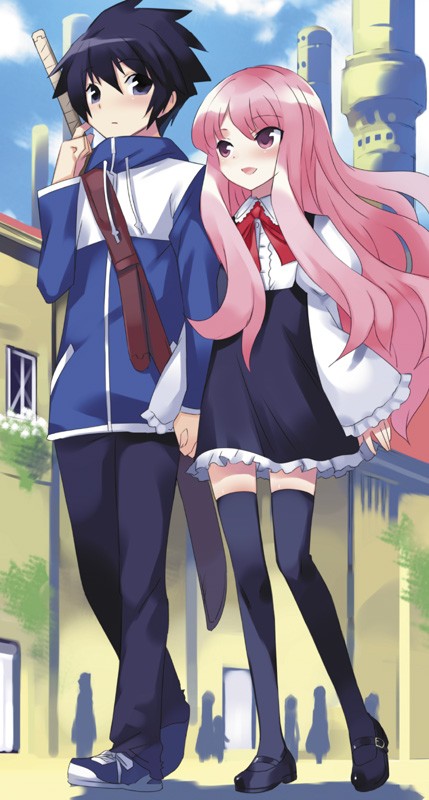 louise francoise le blanc de la valliere and hiraga saito (zero no tsukaima) drawn by usatsuka_eiji