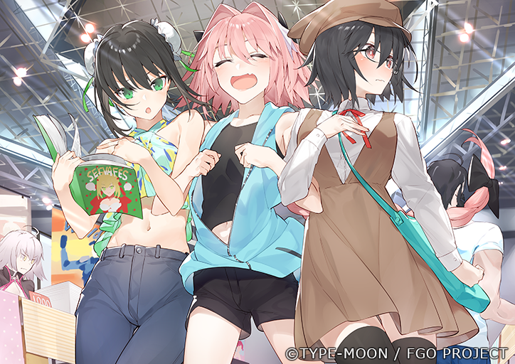 jeanne d'arc alter, nero claudius, astolfo, valkyrie, qin liangyu, and 2 more (fate and 1 more) drawn by hayashi_kewi