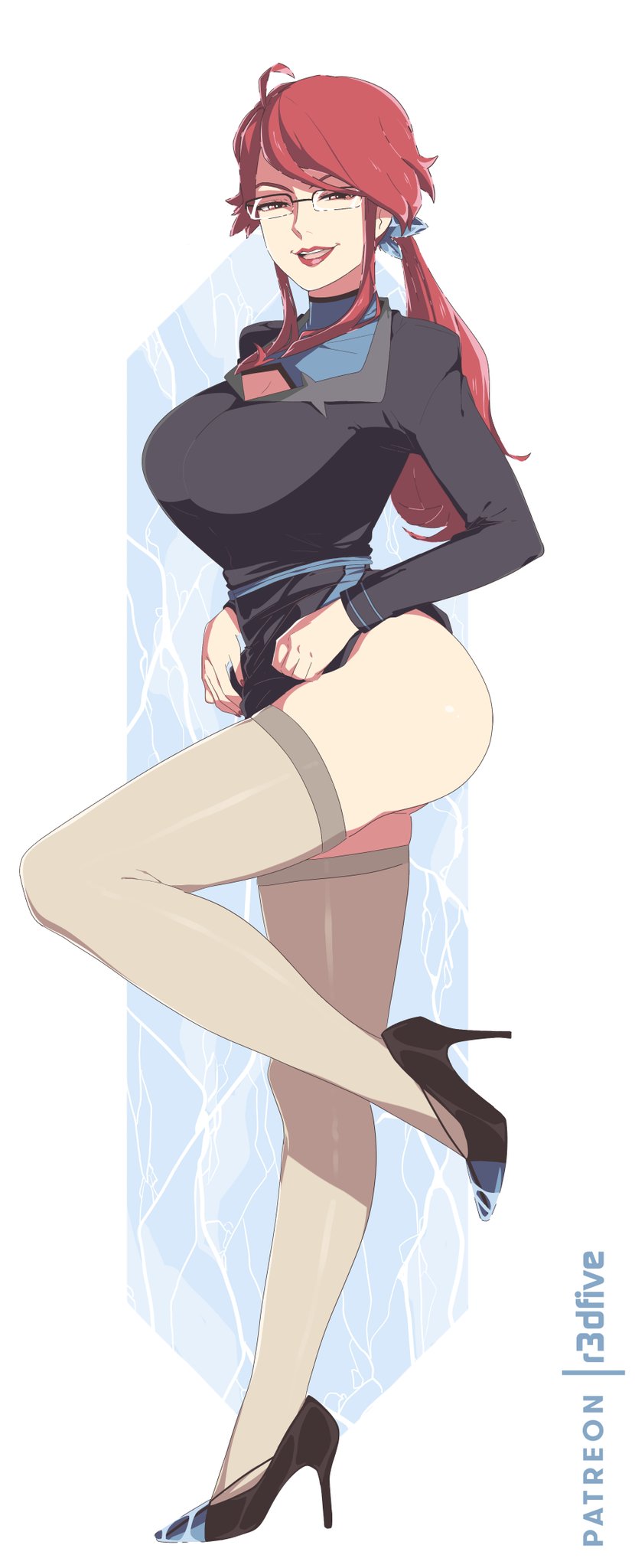 lorelei (pokemon and 1 more) drawn by r3dfive