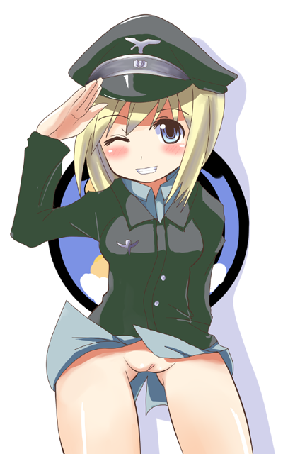 erica hartmann (world witches series and 1 more) drawn by comord