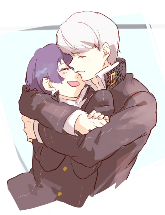 narukami yu and shirogane naoto (persona and 1 more) drawn by mossan351