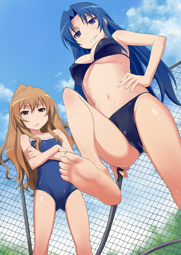 aisaka taiga and kawashima ami (toradora!) drawn by maruto!