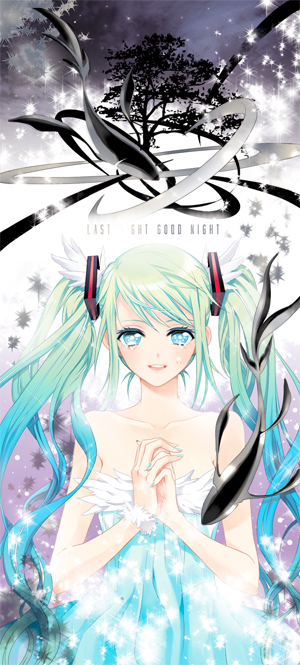 hatsune miku (vocaloid and 1 more) drawn by cocoon_(loveririn)
