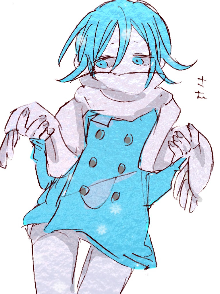 oma kokichi (danganronpa and 1 more) drawn by hiyomikun