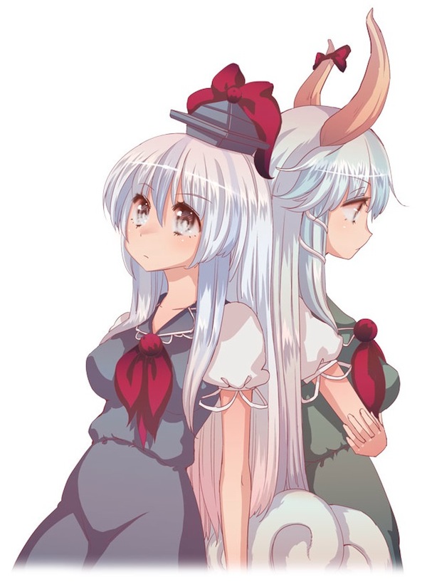 kamishirasawa keine and ex-keine (touhou) drawn by cream_(nipakupa)