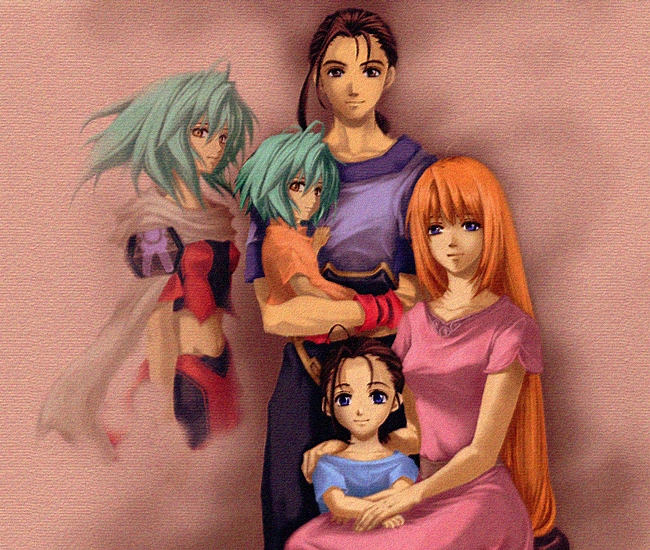 elhaym van houten, emerada, fei fong wong, and abel (xenogears) drawn by koma_kiri_aoko