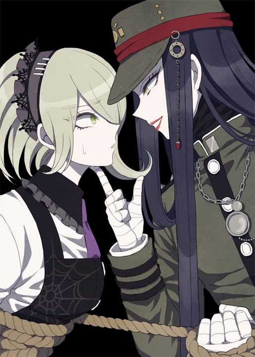 tojo kirumi and shinguji korekiyo (danganronpa and 1 more)