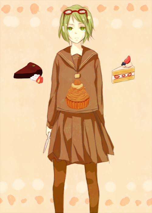 gumi (vocaloid and 1 more) drawn by kana_(kwbr)