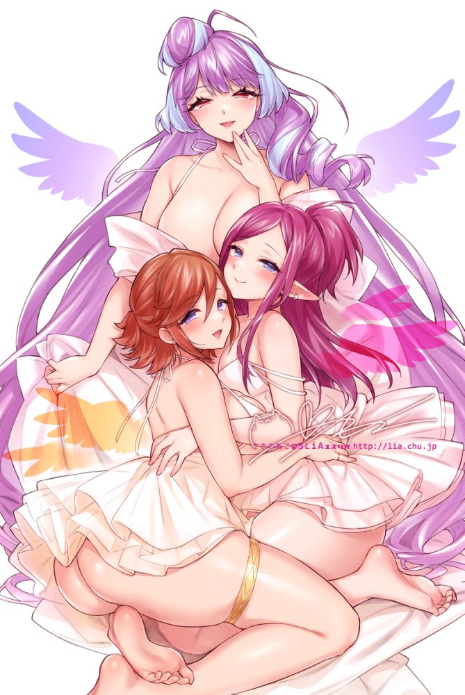 mikumo guynemer, kaname buccaneer, and mirage farina jenius (macross and 1 more) drawn by sasanoneko
