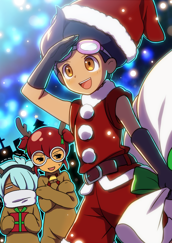 kurama norihito, hayami tsurumasa, and hamano kaiji (inazuma eleven and 1 more) drawn by ayoken