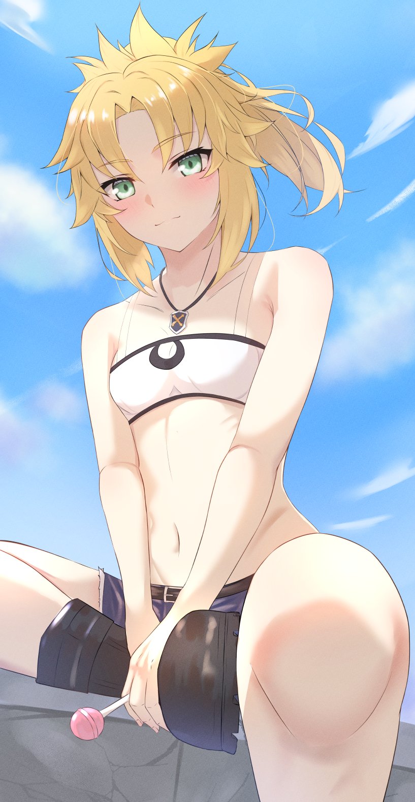 mordred (fate and 1 more) drawn by umi_endu