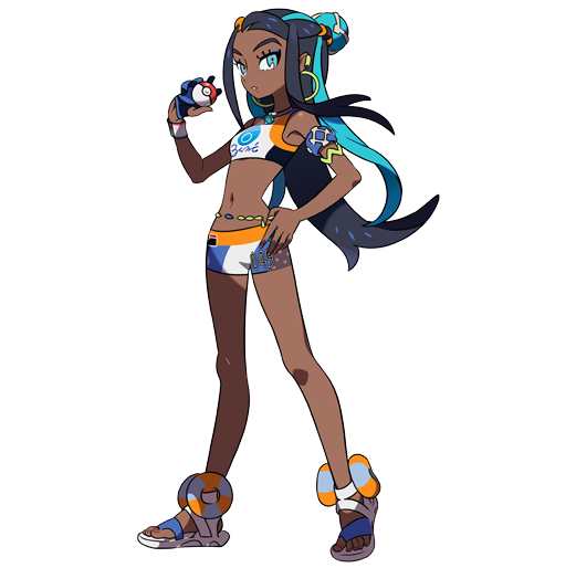 nessa (pokemon and 1 more) drawn by take_(takegarou)