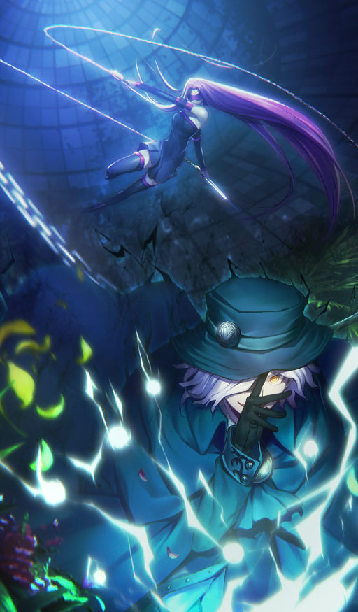 medusa and edmond dantes (fate and 1 more) drawn by endou_kaori