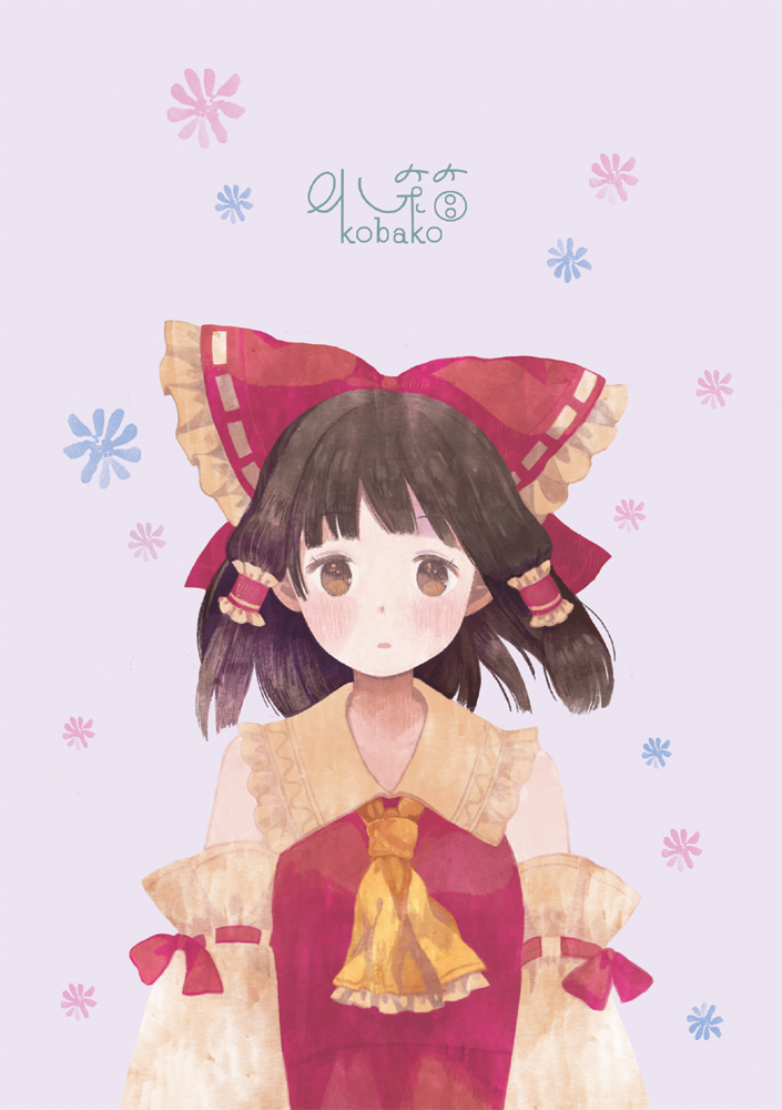 hakurei reimu (touhou) drawn by keyaki_(mora_ll)