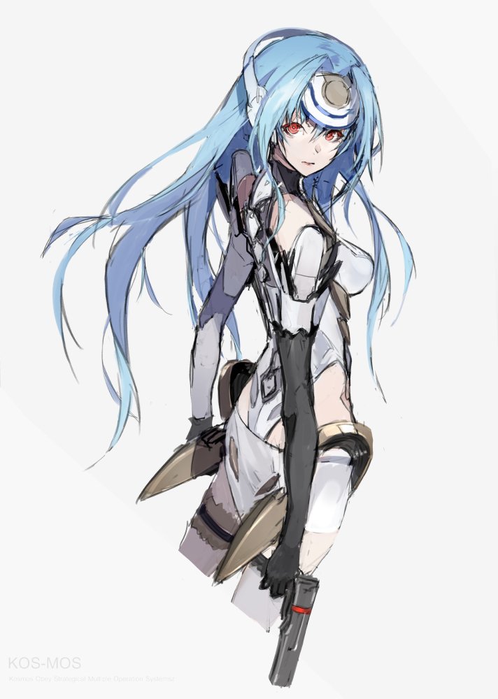 kos-mos (xenosaga and 1 more) drawn by neco