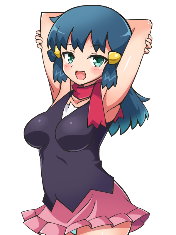 dawn (pokemon and 1 more) drawn by chro_(rulurullu)