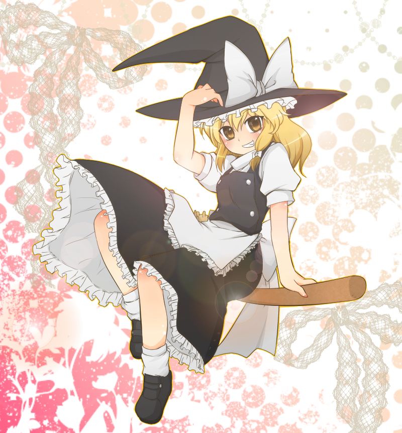kirisame marisa (touhou) drawn by 96maguro and yoshi_tama