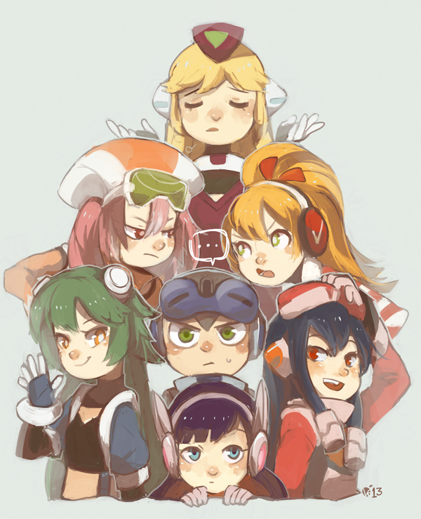 call and beck (mighty no. 9) drawn by michiru_(viridilly)