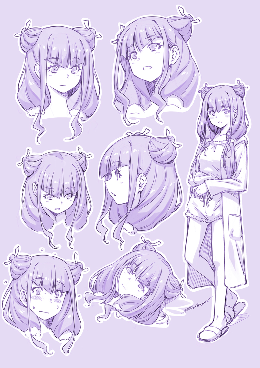 ruru amour (precure and 1 more) drawn by kazuma_muramasa