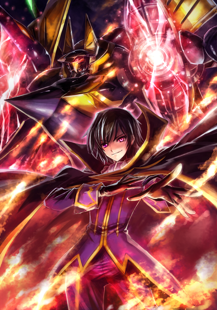 lelouch vi britannia and gawain (code geass) drawn by edobox