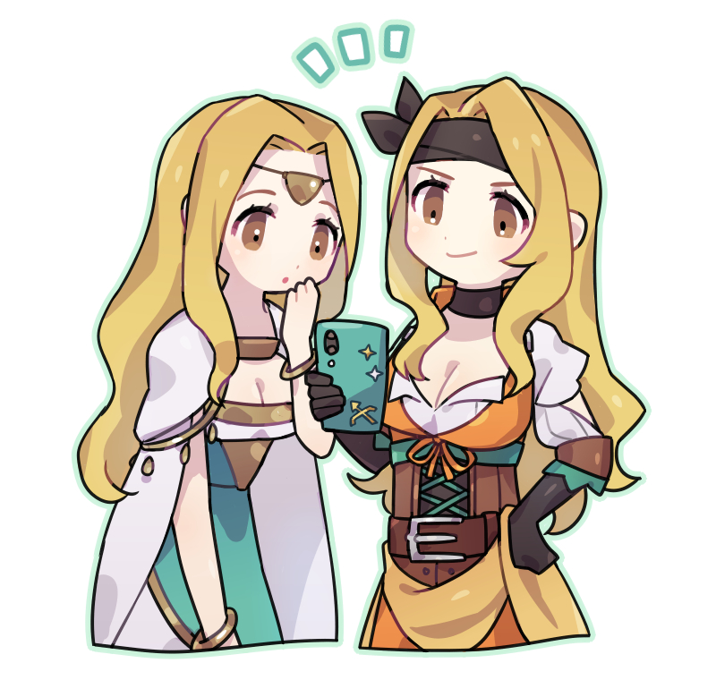 brigid and edain (fire emblem and 2 more) drawn by haconeri