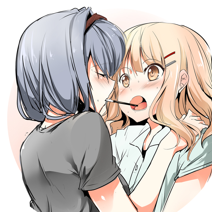 oomuro sakurako and furutani himawari (yuruyuri) drawn by ajishio