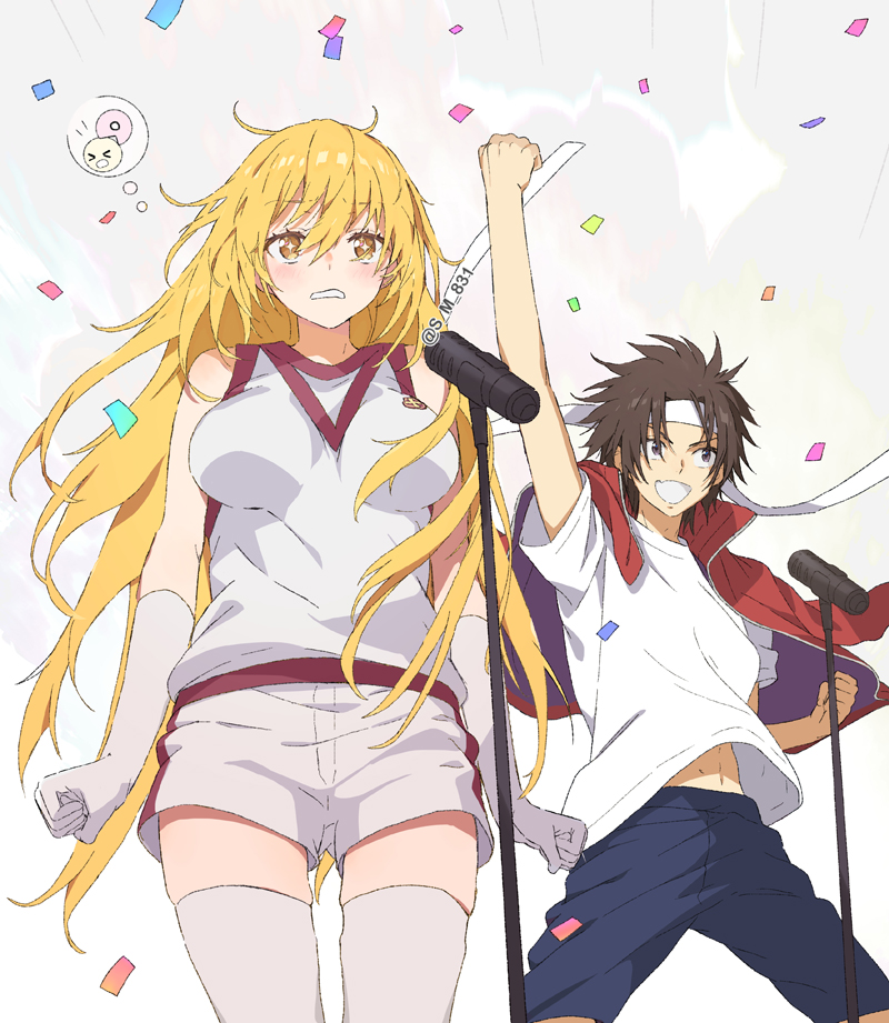 shokuhou misaki and sogiita gunha (toaru majutsu no index and 2 more) drawn by s_m_831